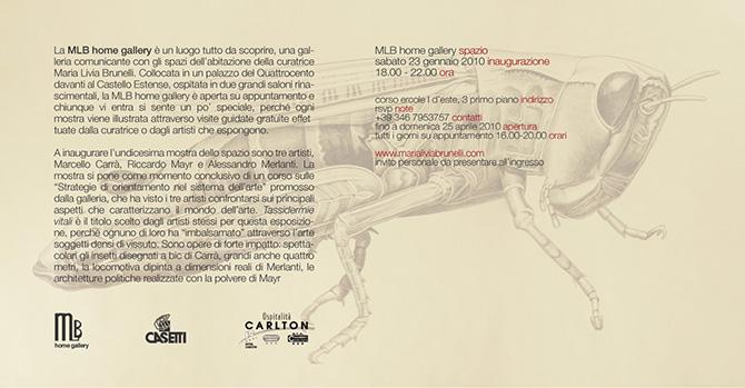 tassidermie vitali invito retro