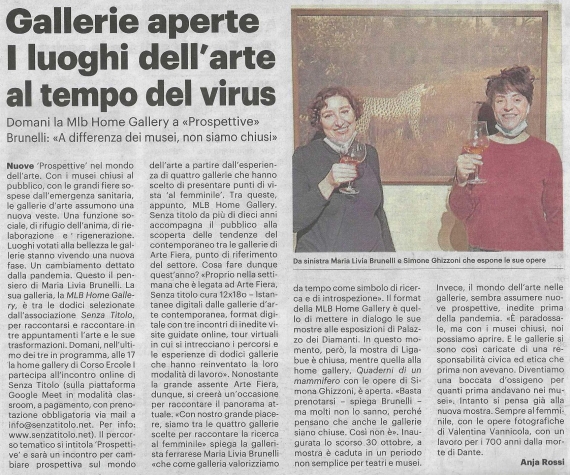 Il Resto del Carlino, 30 gennaio 2021