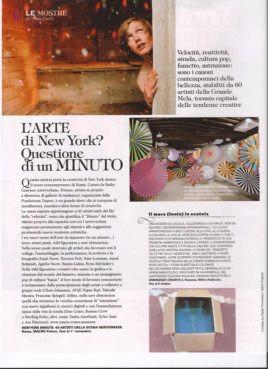 Grazia, Ottobre 2009