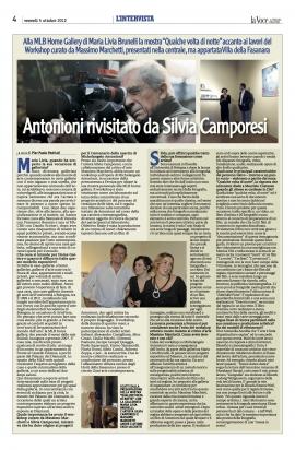 La Voce, 5 ottobre 2012