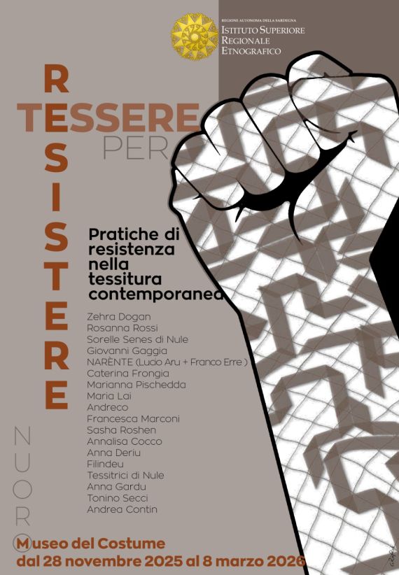 "Tessere per resistere. Pratiche di resistenza nella tessitura contemporanea" al Museo del Costume di Nuoro