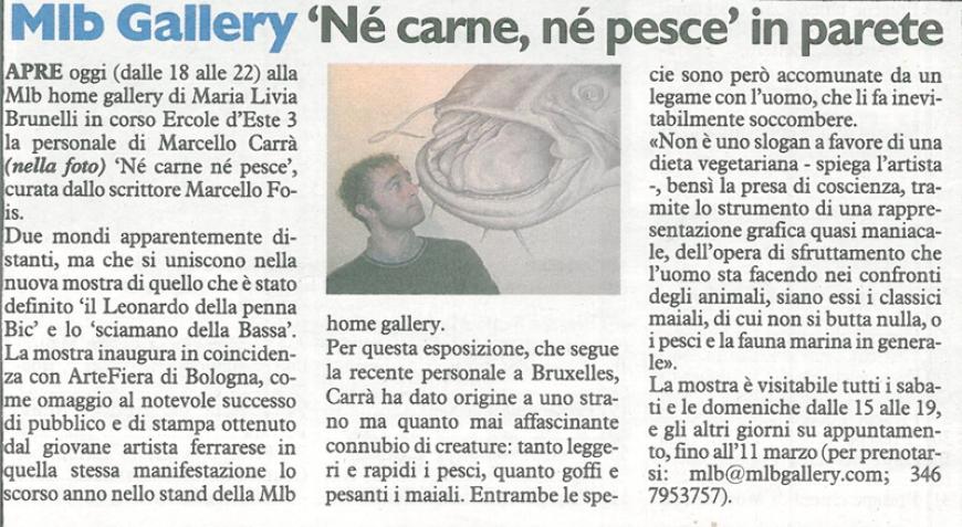 Il Resto del Carlino, 21 gennaio 2012