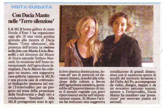 Il Resto del Carlino, 9 dicembre 2014