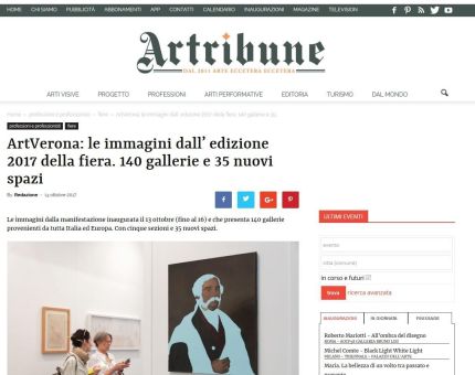 Artribune, 13 ottobre 2017